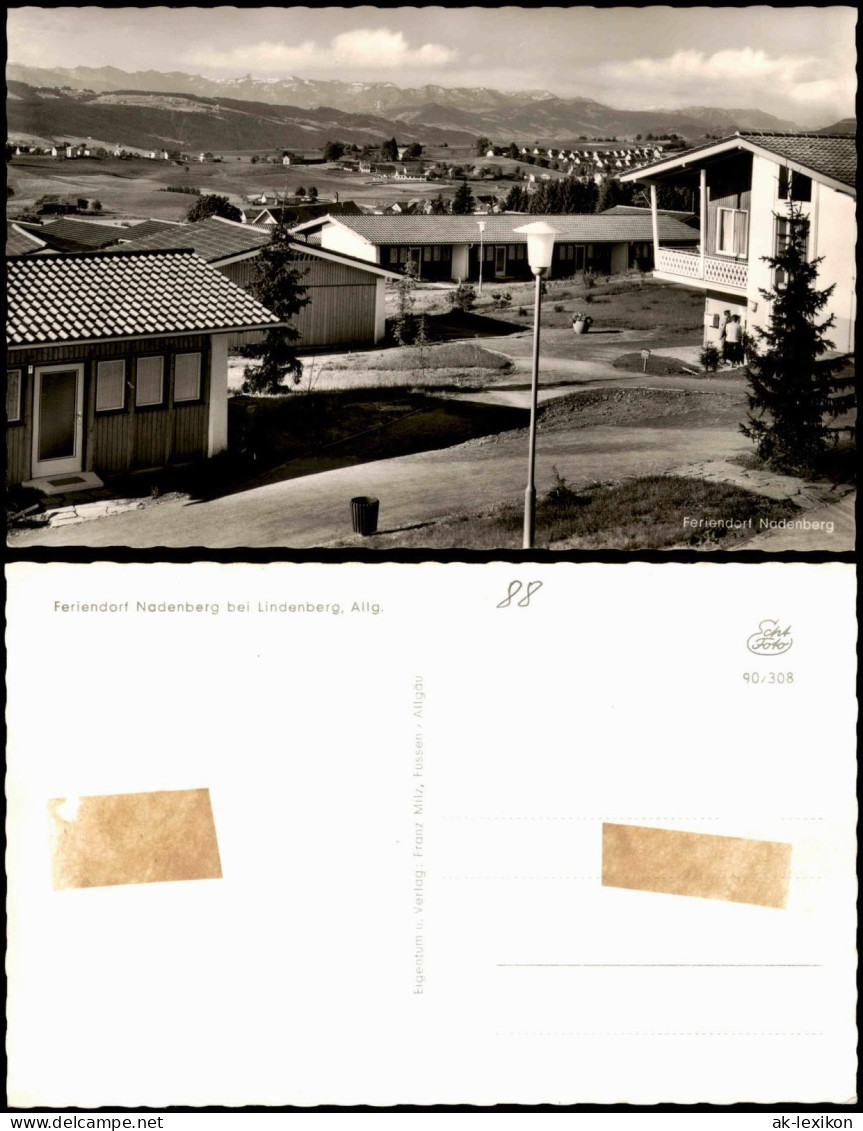 Nadenberg (Dorf)-Lindenberg (Allgäu) Feriendorf - Fotokarte 1968 - Lindenberg I. Allg.