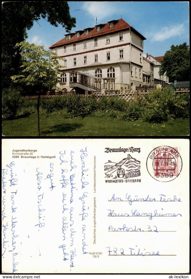 Ansichtskarte Hohegeiß-Braunlage JugendherbergeKirchstraße 30 1979 - Braunlage