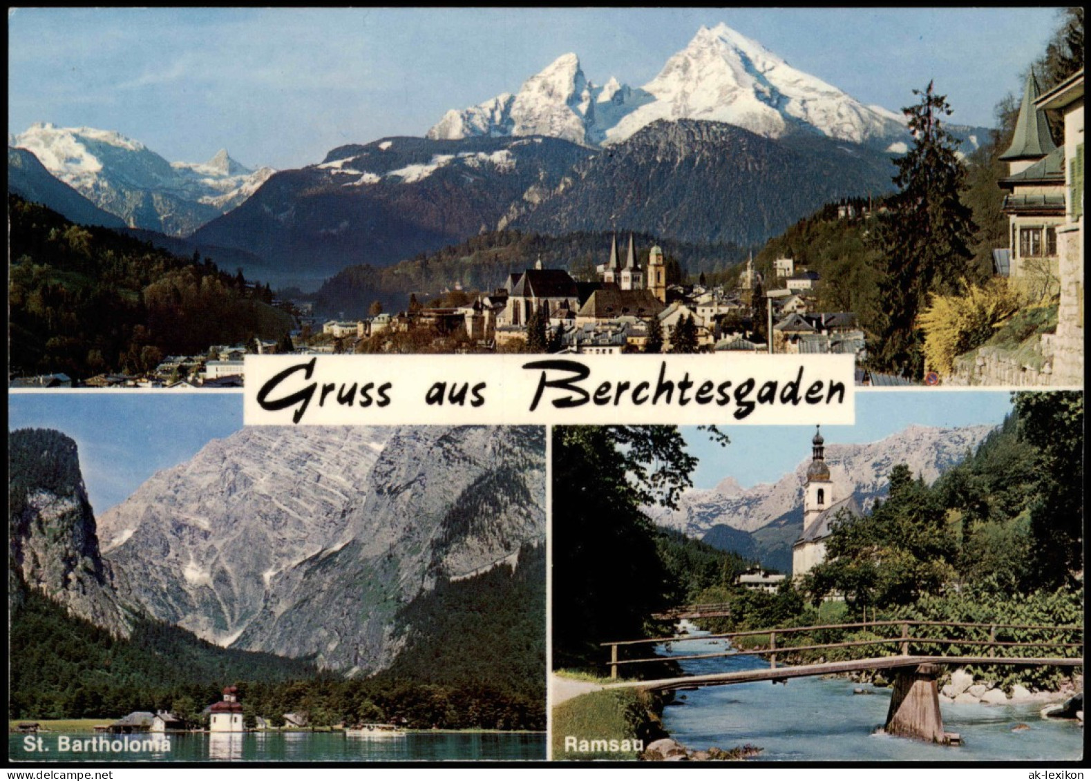 Ansichtskarte Berchtesgaden 3 Bild: Ramsau St. Bartholoma 1973 - Berchtesgaden
