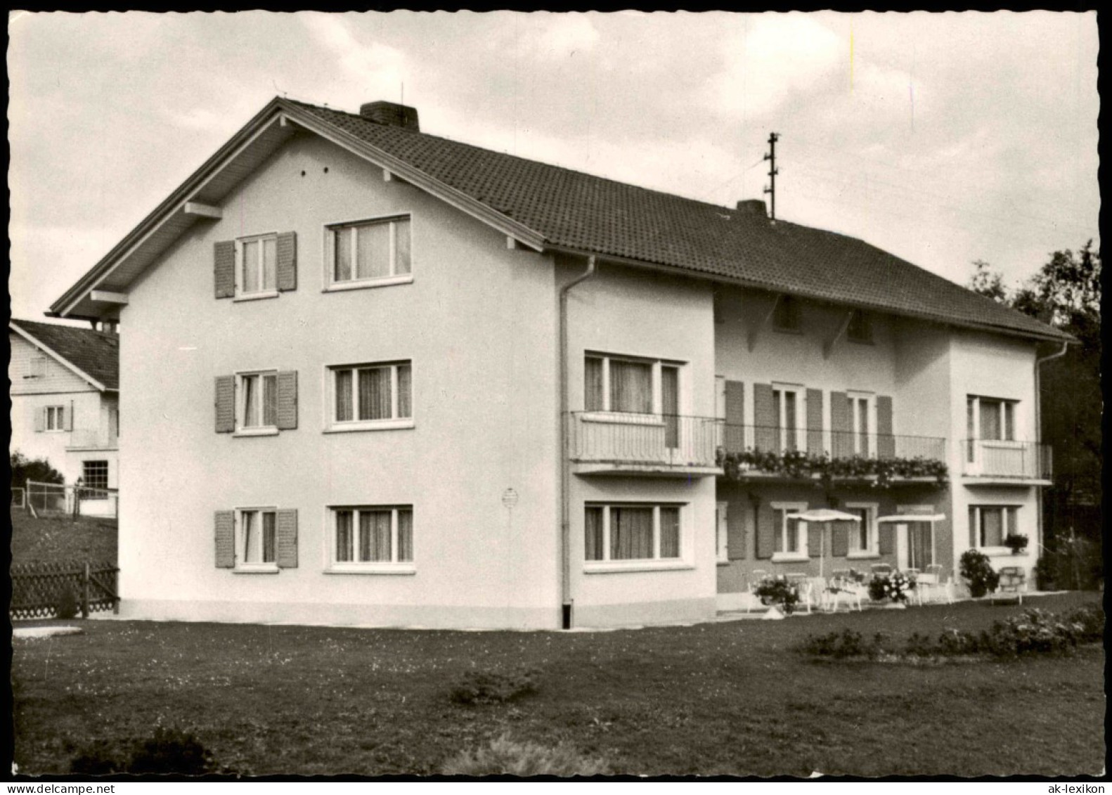 Ansichtskarte Sulzberg (Vorarlberg) Pension Martina - Foto Ansichtskarte 1962 - Autres & Non Classés