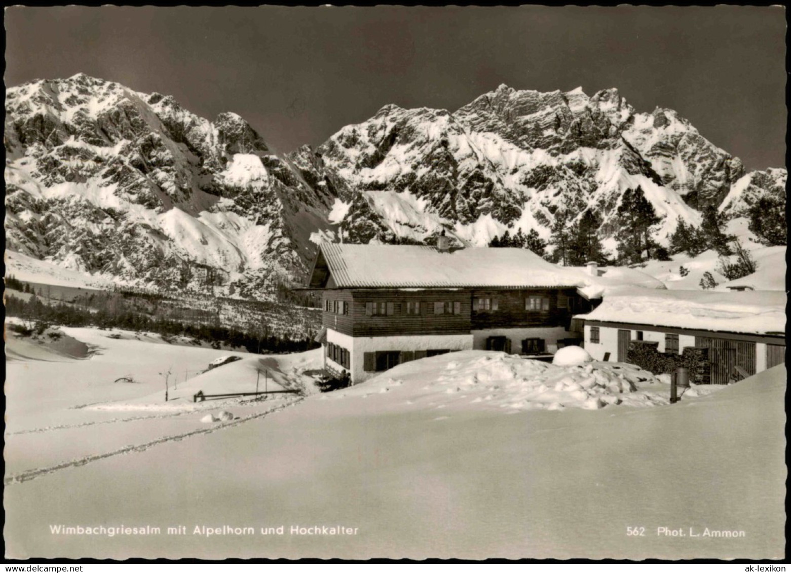 Ansichtskarte Berchtesgaden Wimbachgriesalm Mit Alpelhorn Und Hochkalter 1978 - Berchtesgaden