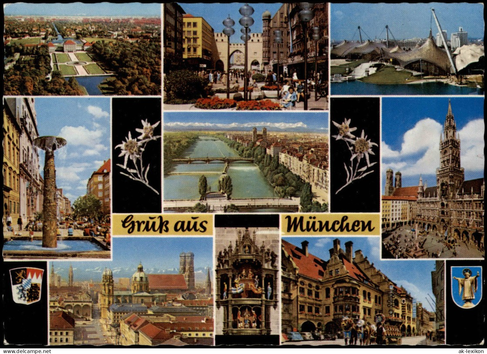 München Stadtteilansichten: Hofbräuhaus, Olymiastadion U.a. 1972 - Muenchen