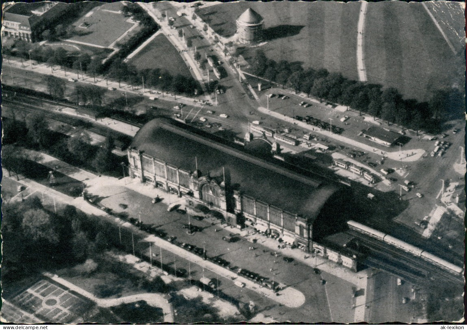 Ansichtskarte Hamburg Luftbild Hamburg Dammtorbahnhof 1963 - Autres & Non Classés