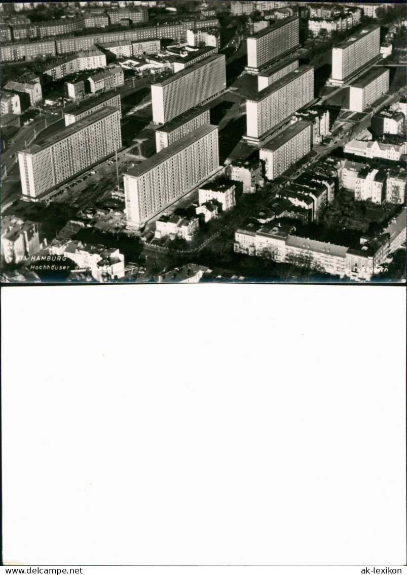 Ansichtskarte Hamburg Luftbild Hochhaussiedlung 1964 - Other & Unclassified