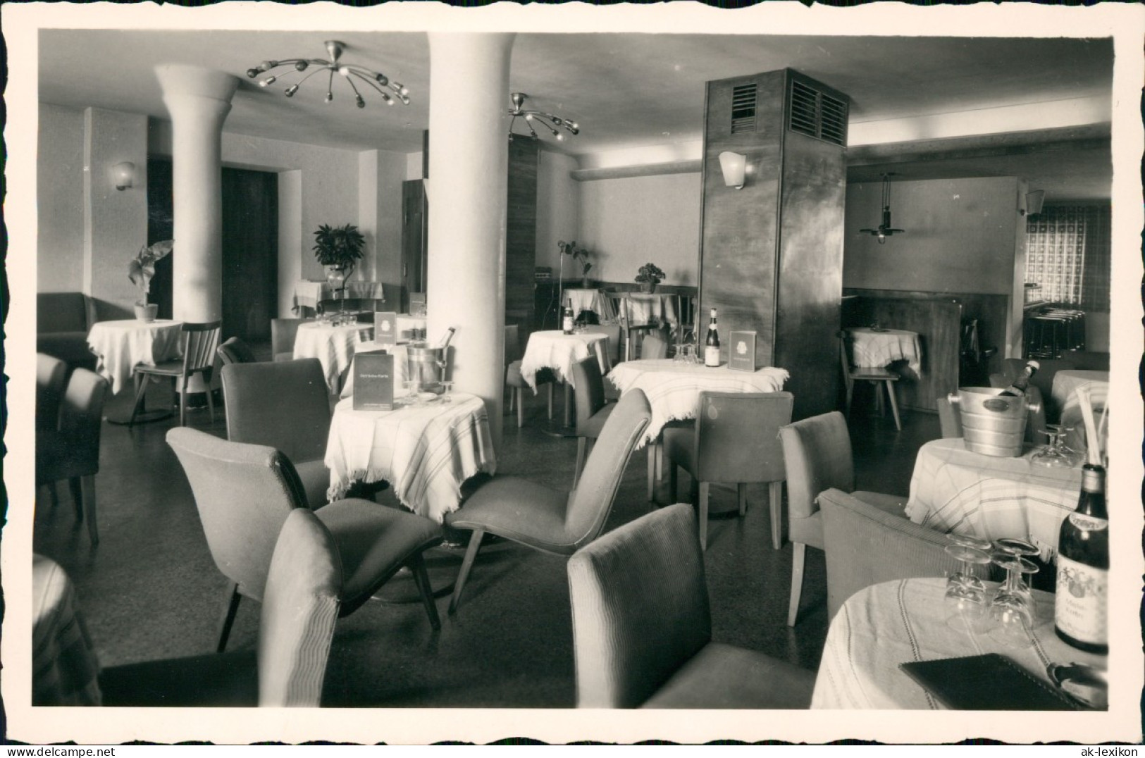 Ansichtskarte Obergurgl Café Im Hotel Hochfirst 1938 - Altri & Non Classificati