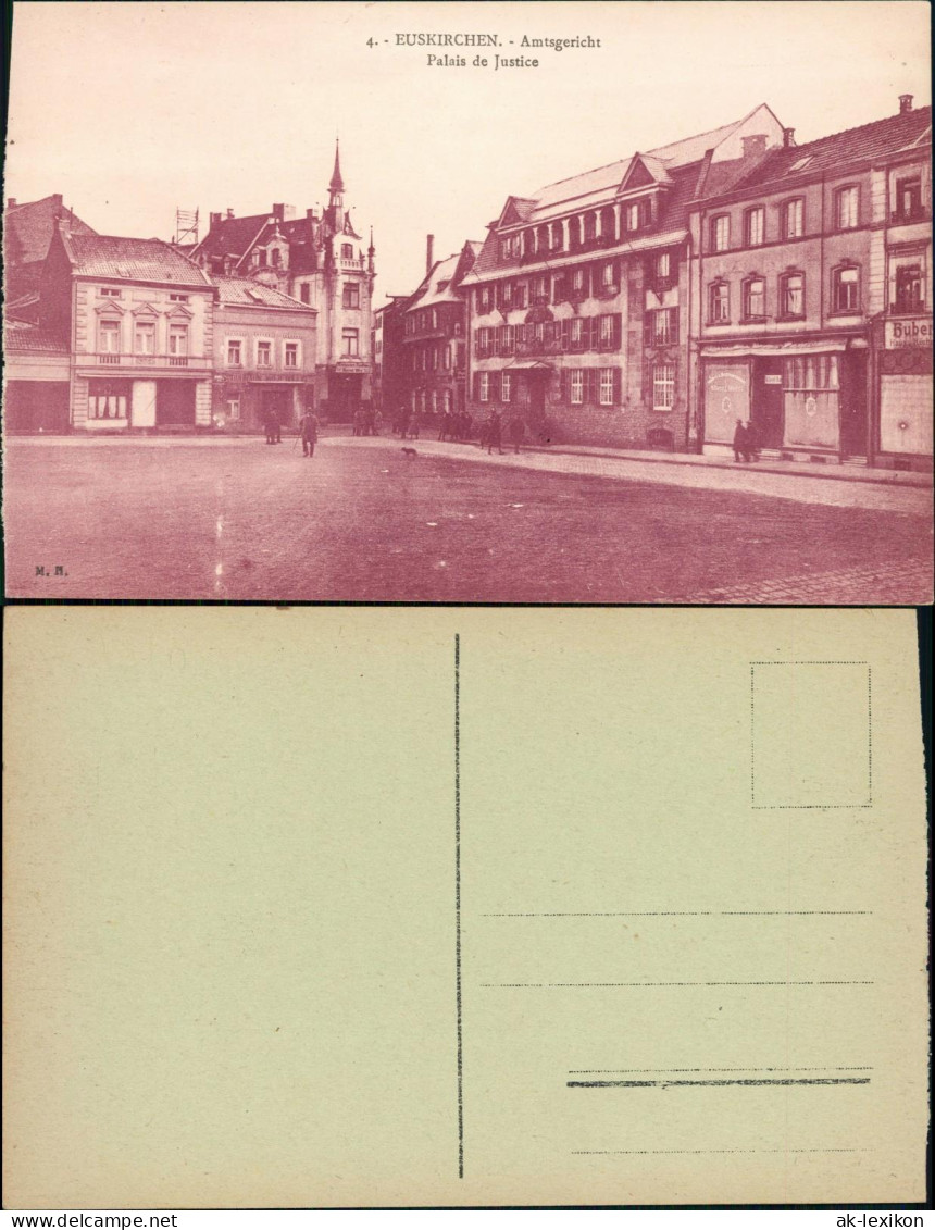 Ansichtskarte Euskirchen Partie Am Amtsgericht 1922 - Euskirchen