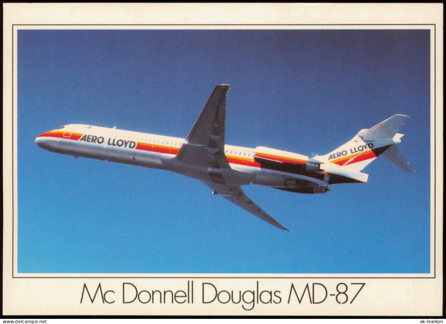 Mc Donnell Douglas MD-87 AERO LLOYD Flugzeug Airplane Avion 1988 - 1946-....: Modern Tijdperk