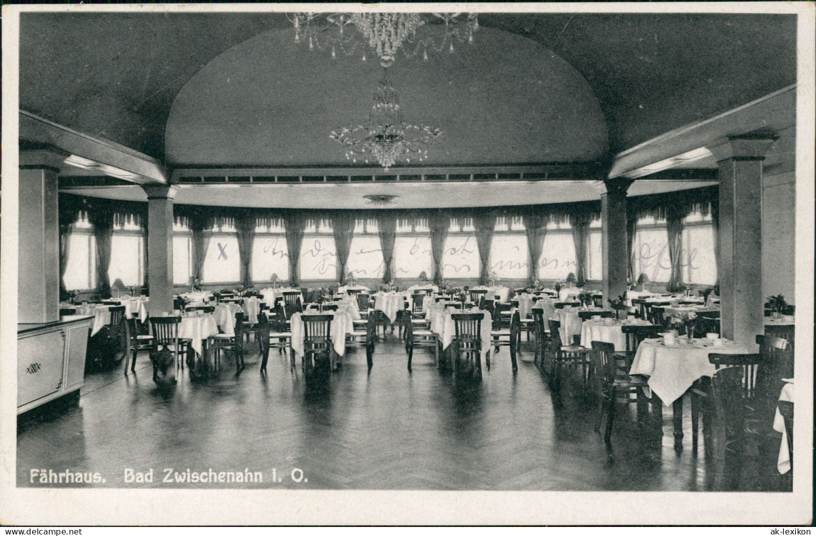 Bad Zwischenahn Restaurant Fährhaus Hubert Windhäuser Innen 1931 - Bad Zwischenahn