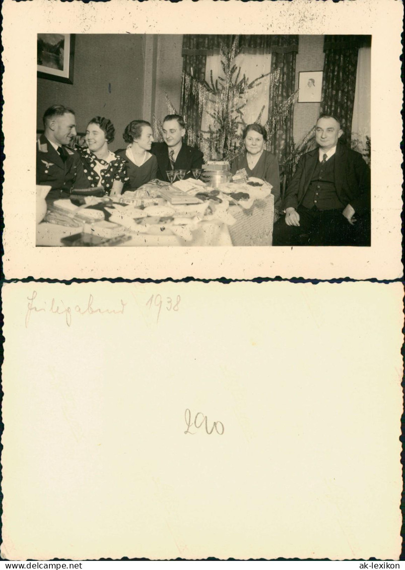 Weihnachten Christmas Familie Vor Dem Weihnachtsbaum Zeitgeschichte 1938  Foto - Andere & Zonder Classificatie