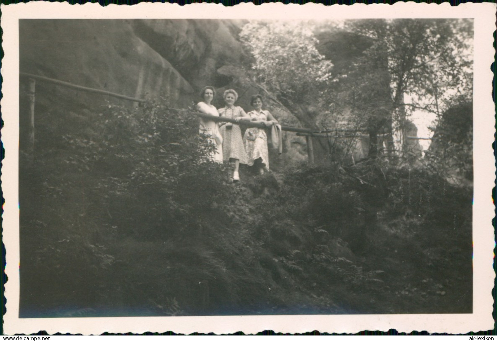 Bad Schandau Frauen Bei Der Wanderung Sächsische Schweiz 1968 Privatfoto Foto - Bad Schandau