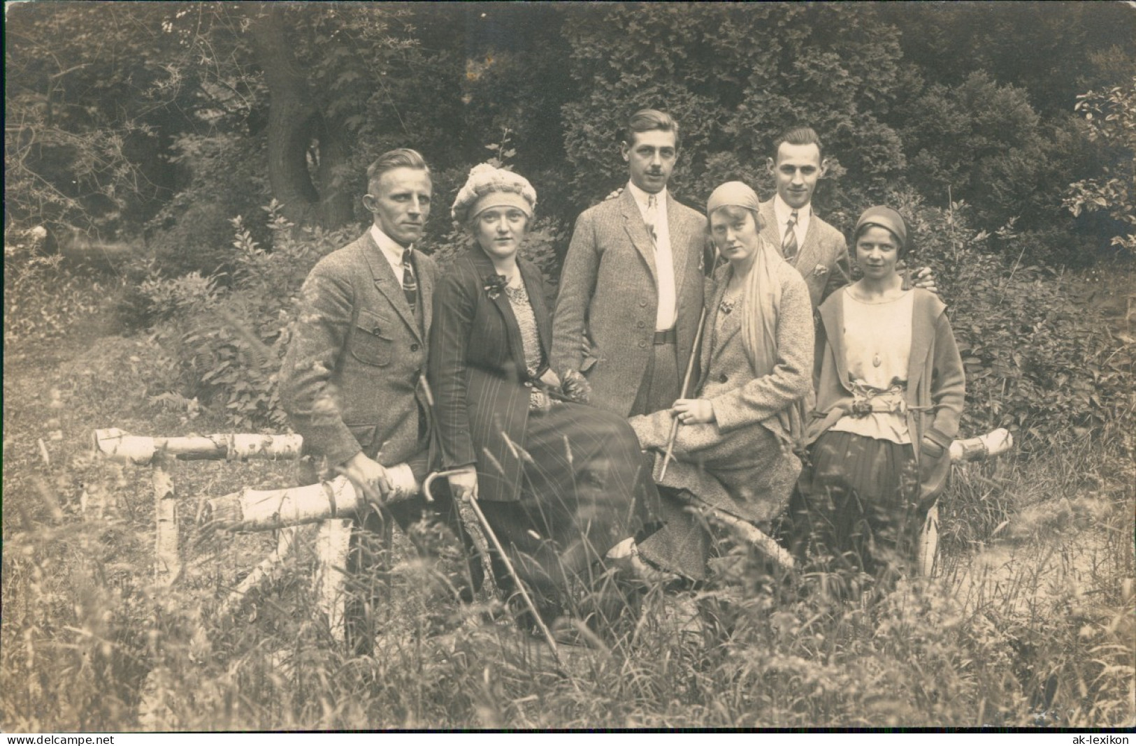 Menschen / Soziales Leben - Gruppenfot Wanderung 1912 Privatfoto - Unclassified