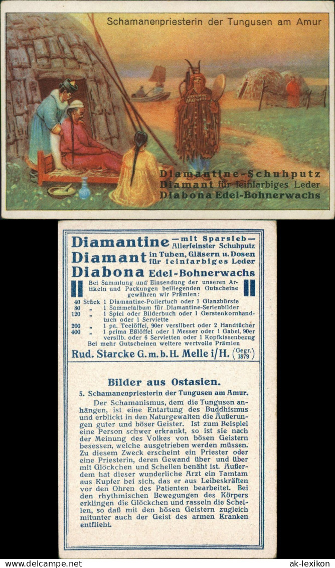 Reklame & Werbung - Starcke Melle Bohnenwachs Schamanenpriester 1905 - Advertising