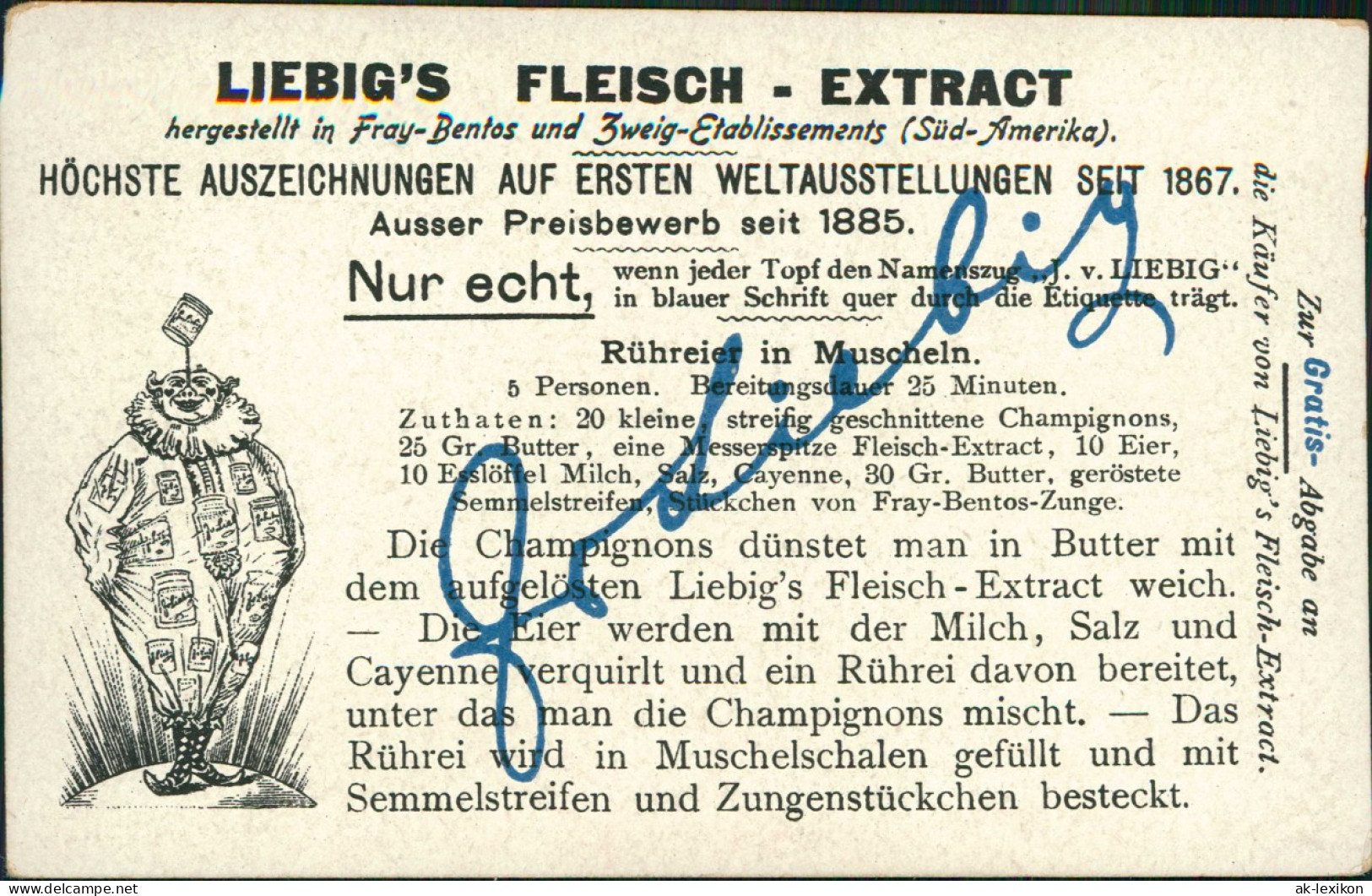 Liebig Fleisch Extract Die Stumme Von Portici. Oper Von Auber (5 1903 - Non Classés