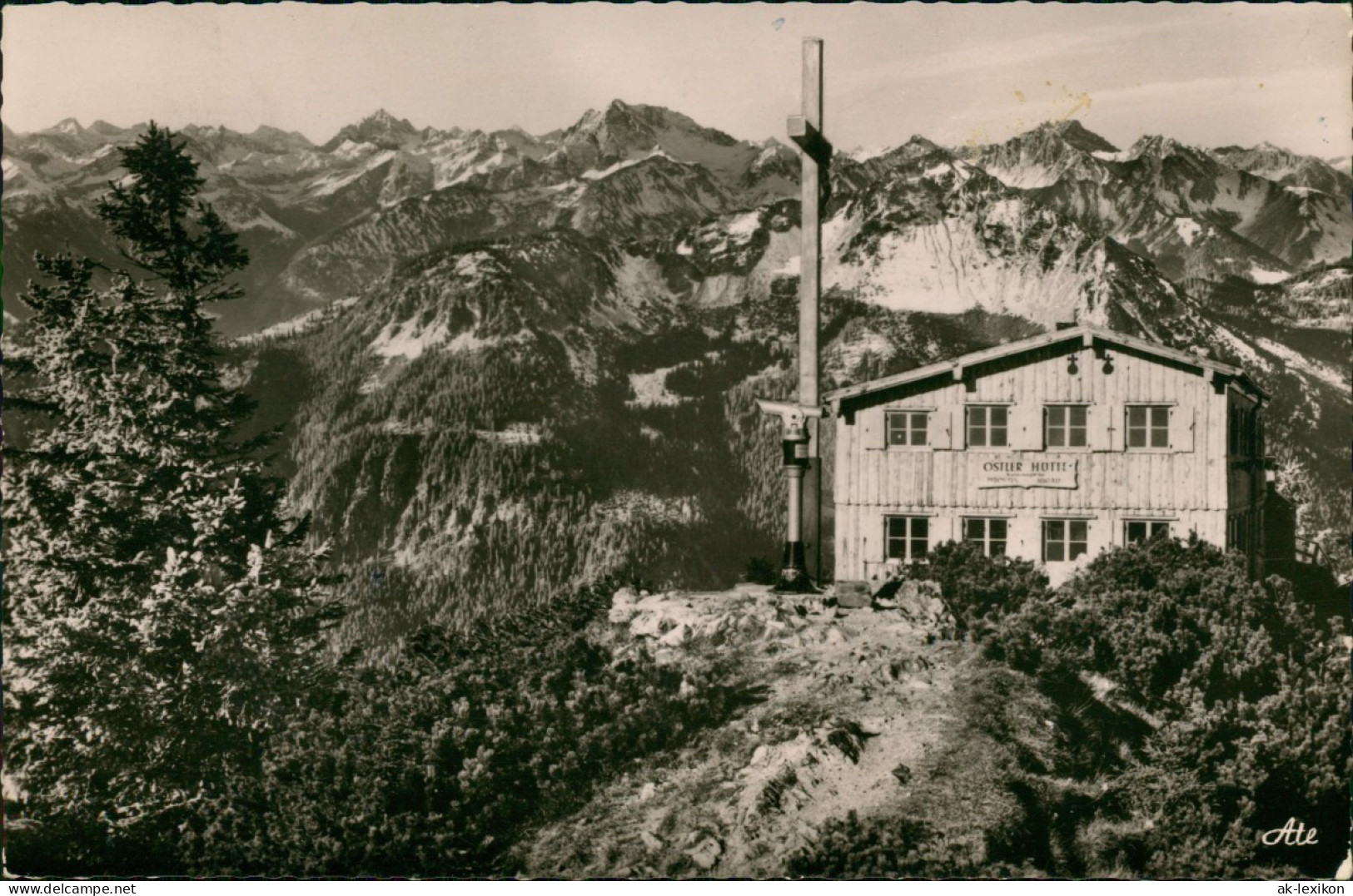 Ansichtskarte Pfronten (Allgäu) Ostlerhütte Am Breitenberggipfel 1958 - Other & Unclassified