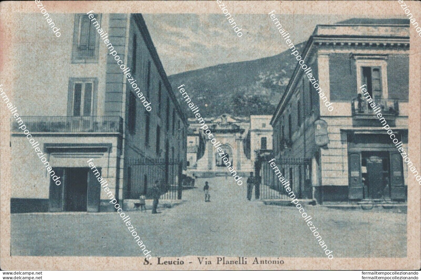 Az233 Cartolina S.leucio Via Planelli Caserta Campania Bella!! - Caserta