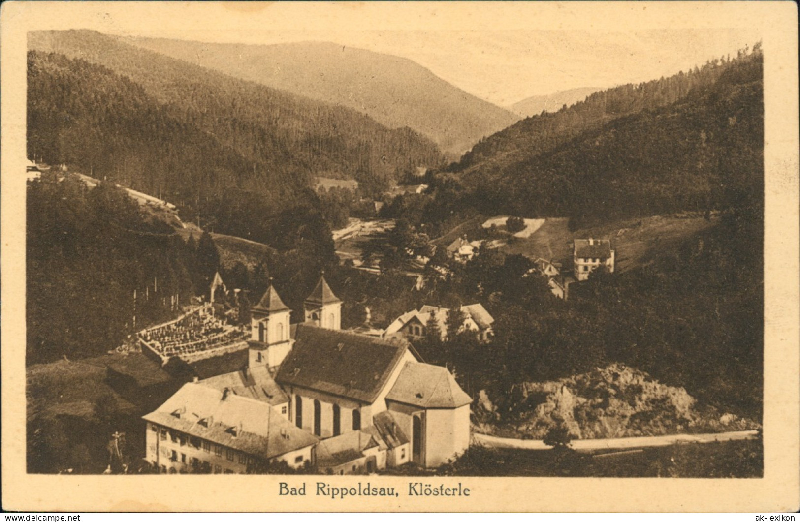 Ansichtskarte Bad Rippoldsau-Bad Rippoldsau-Schapbach Klösterle 1925 - Bad Rippoldsau - Schapbach