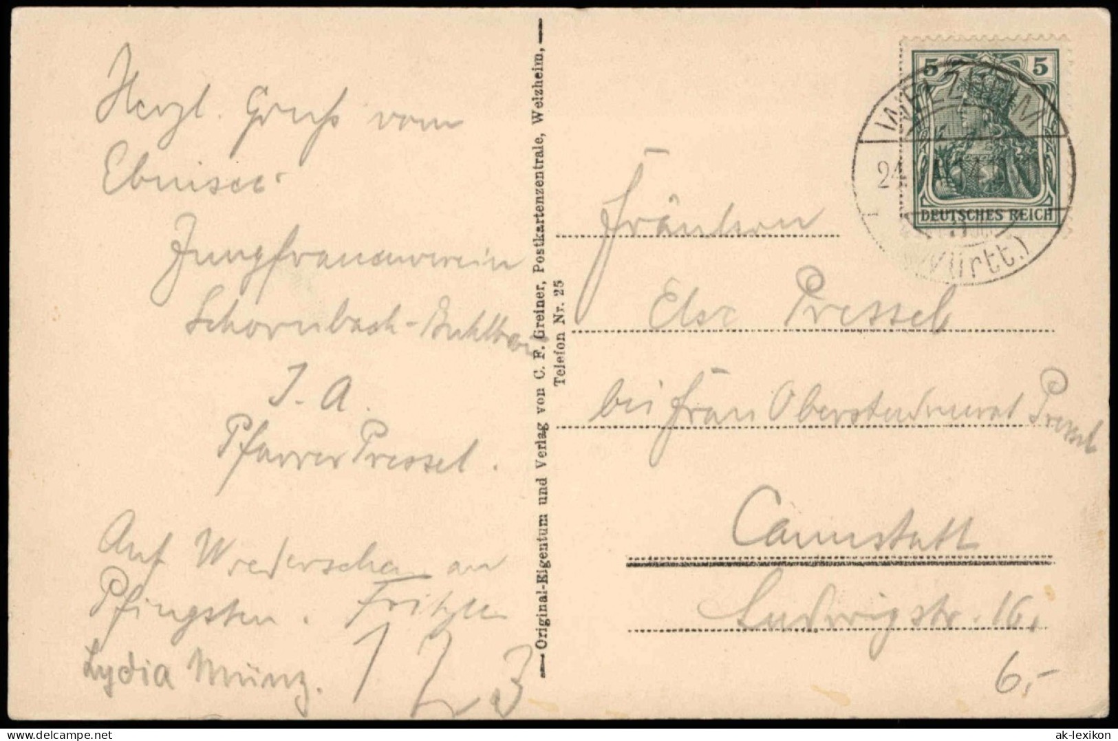 Ansichtskarte Ebnisee-Welzheim Ebnisee, Ruderer - Bootshaus 1914 - Andere & Zonder Classificatie