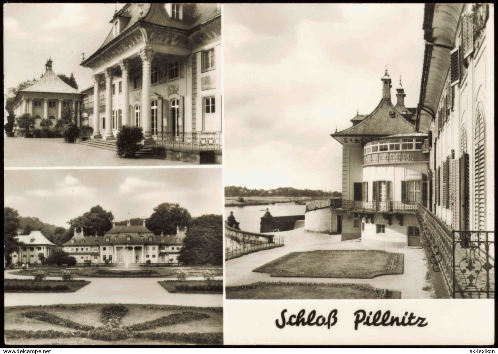 Ansichtskarte Pillnitz Schloss Pillnitz 3-Bild 1978 - Pillnitz