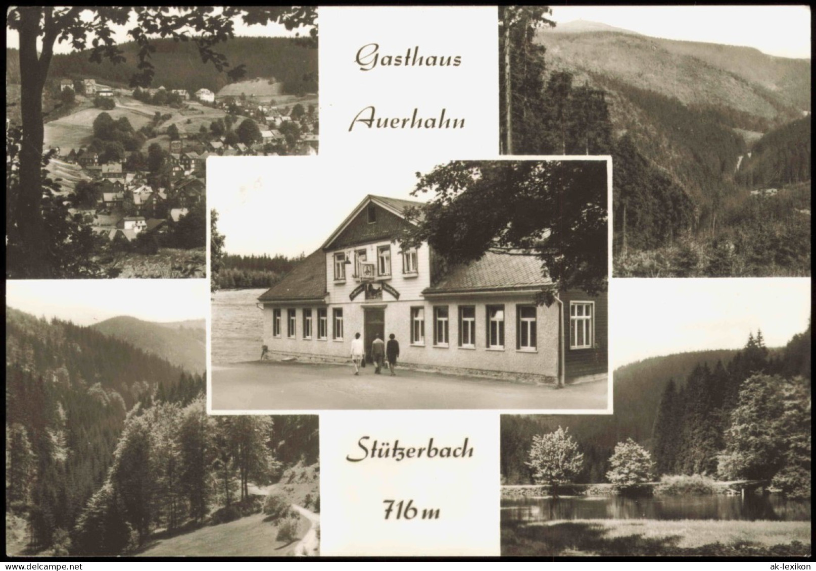 Ansichtskarte Stützerbach Gasthaus Auerhahn 1985 - Autres & Non Classés