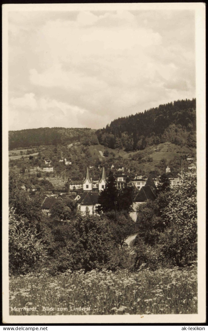 Ansichtskarte Murrhardt Panorama-Ansicht Blick Zum Linderst 1950 - Other & Unclassified