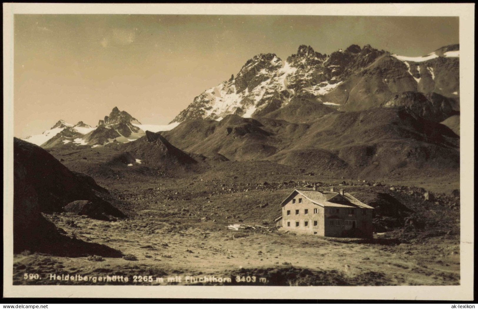 Ansichtskarte .Österreich Alpen (Allgemein) Heidelbergerhütte 1930 - Otros & Sin Clasificación