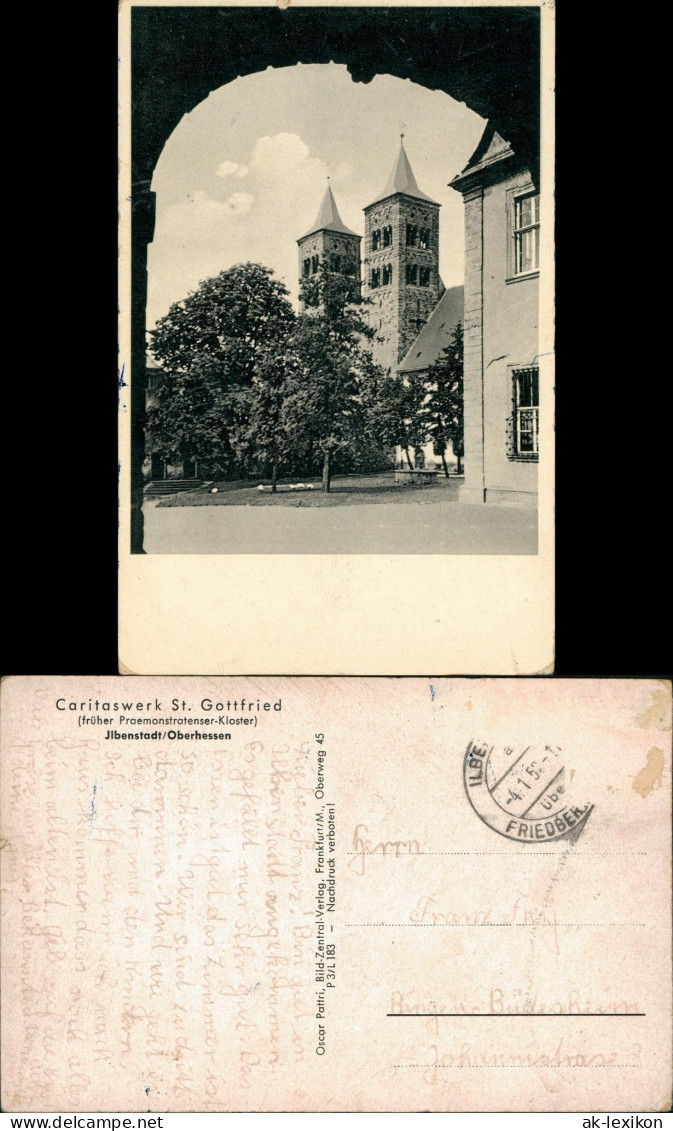 Ansichtskarte Ilbenstadt-Niddatal Caritaswerk St. Gottfried 1952 - Autres & Non Classés