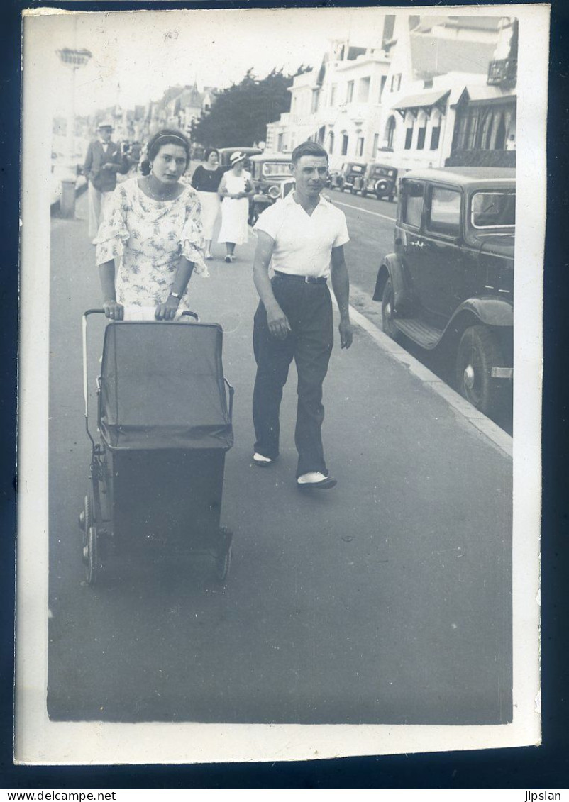 Cpa Carte Photo Du 44 La Baule -- Photographe Labière Avenue De La Gare La Baule  MAI24-08 - La Baule-Escoublac