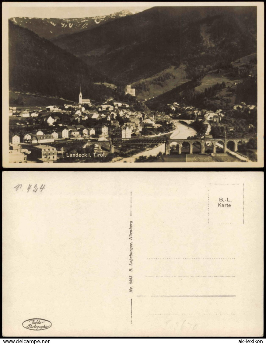 Ansichtskarte Landeck (Tirol) Panorama-Ansicht 1924 - Other & Unclassified