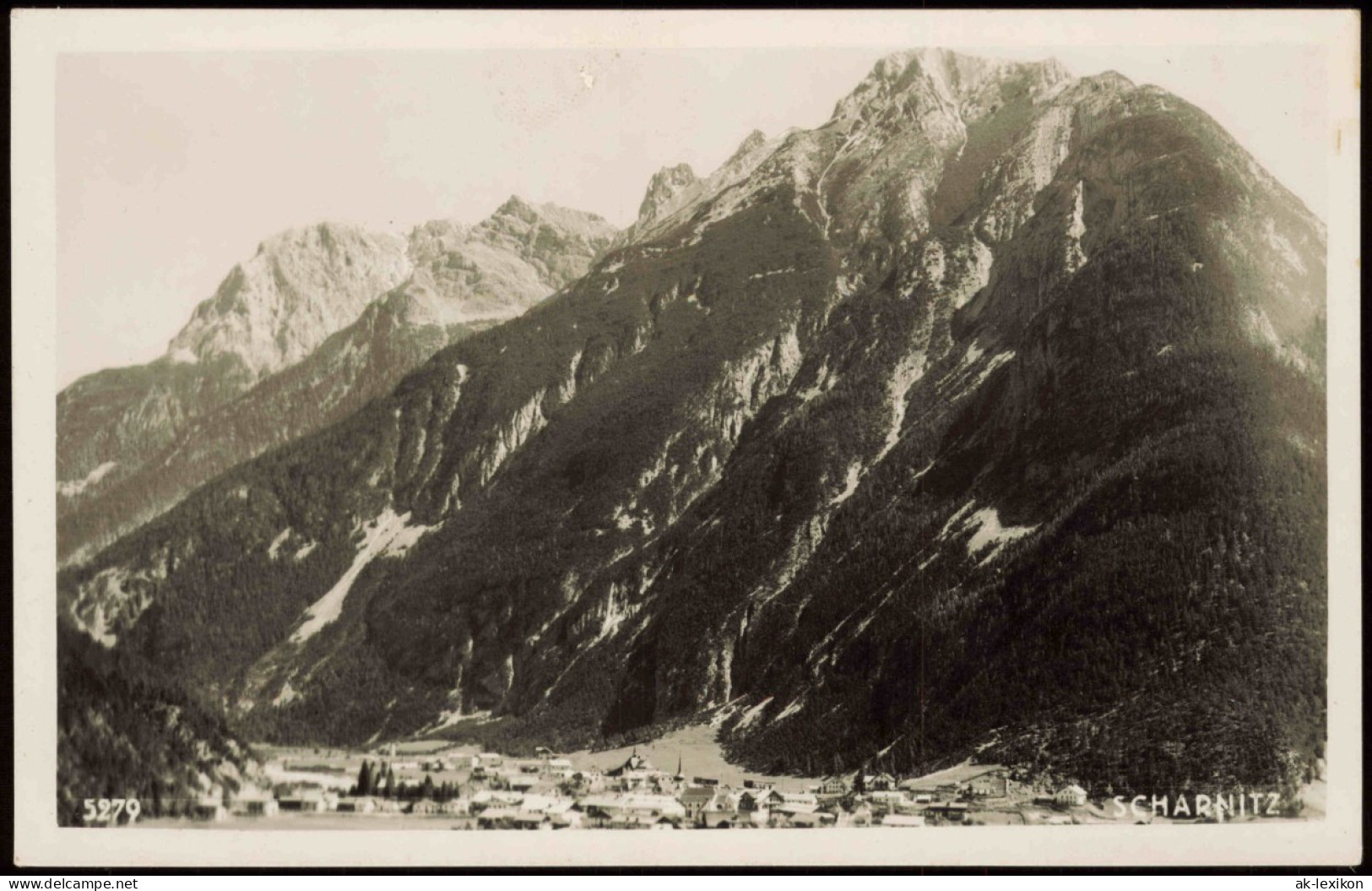 Ansichtskarte Scharnitz Tirol Blick Auf Die Stadt 1930 - Other & Unclassified