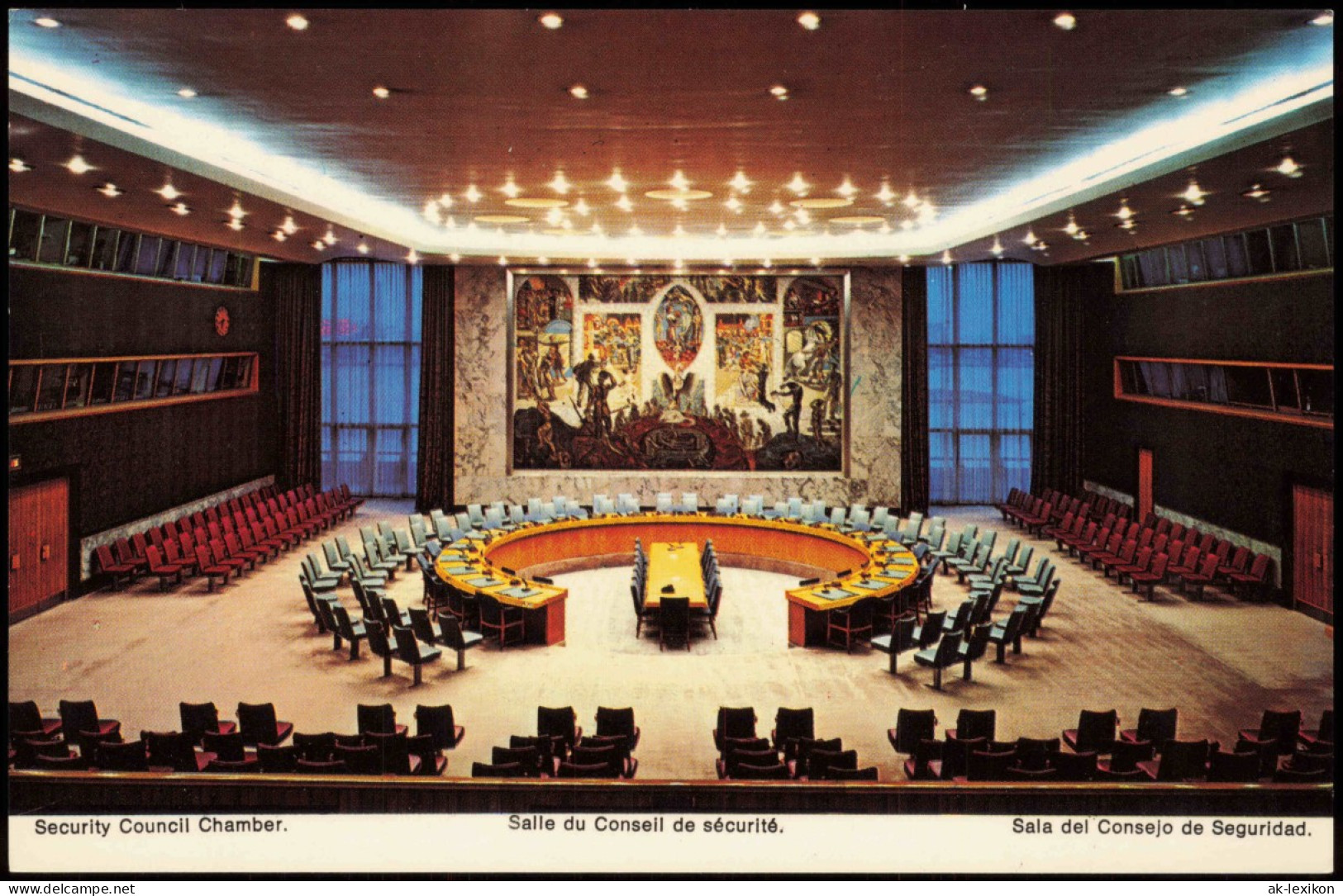 New York City United Nations Headquarter Security Council Chamber. 1978 - Other & Unclassified