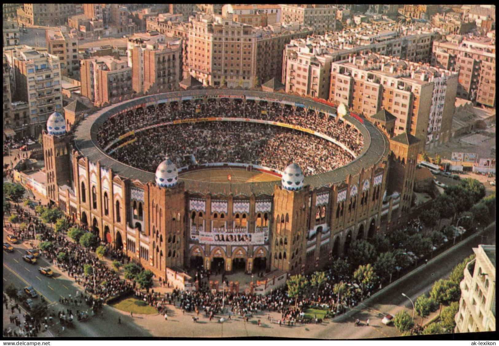 Postales Barcelona Luftbild Plaza De Toros Monumental. Stadion 1967 - Sonstige & Ohne Zuordnung