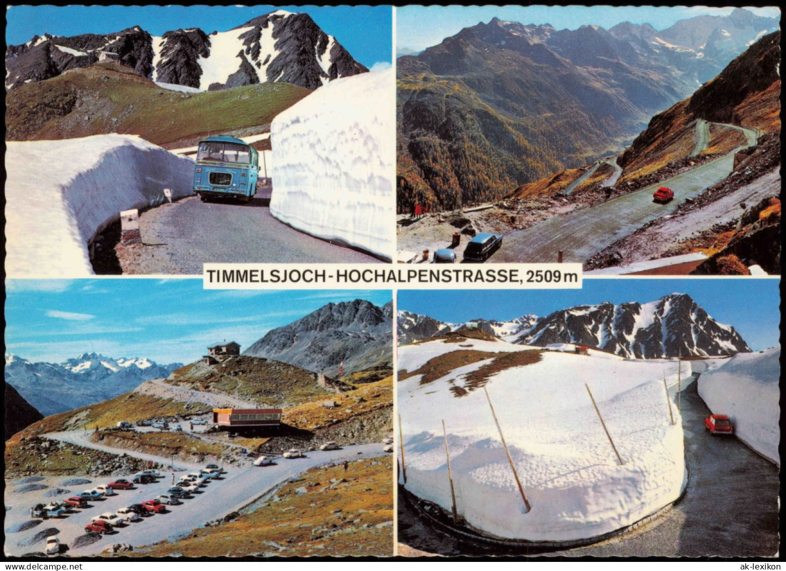 Ansichtskarte Obergurgl TIMMELSJOCH-HOCHALPENSTRASSE Bus 4 Bild 1976 - Autres & Non Classés