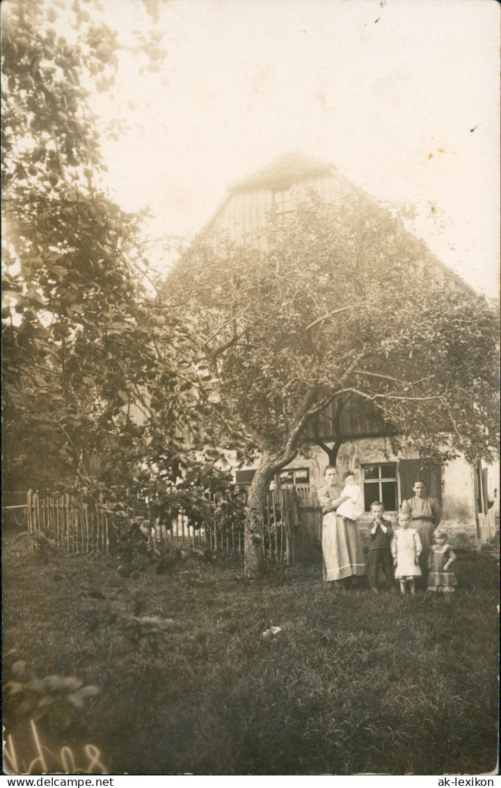 Ansichtskarte  Bauernhof Familie Photo: Gramsch Dresden 1913 - To Identify