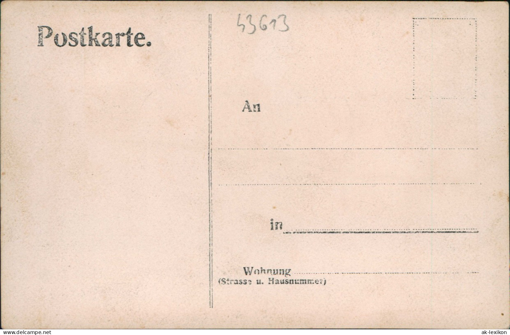 Ansichtskarte  Stadthaus - Fotokarte 1912 - A Identifier