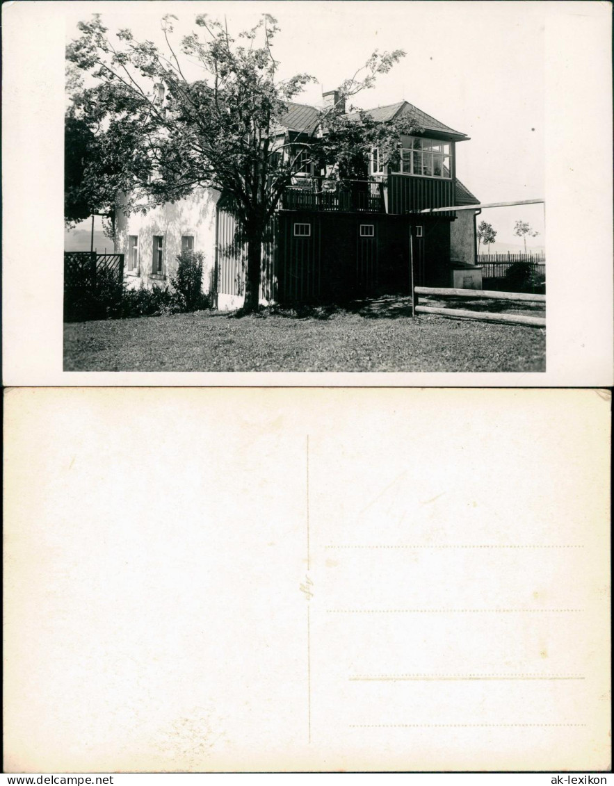 Ansichtskarte  Villa Am Hang - Blick Auf Holzveranda 1914 - To Identify