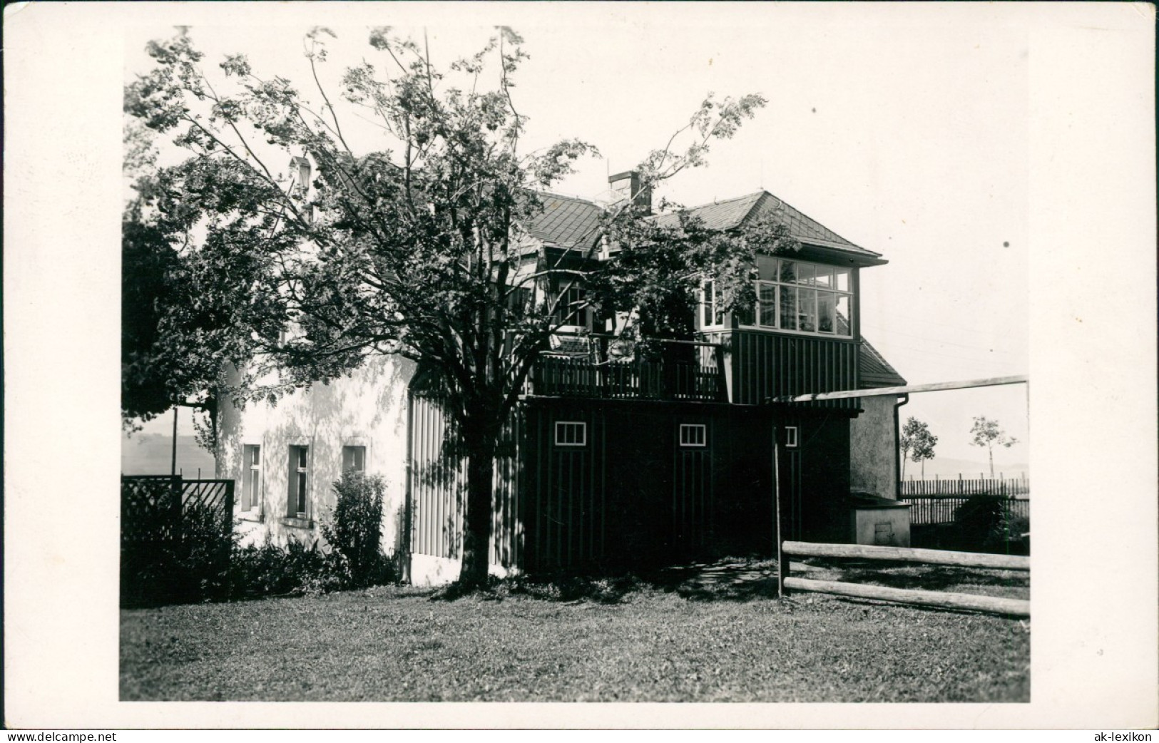 Ansichtskarte  Villa Am Hang - Blick Auf Holzveranda 1914 - To Identify