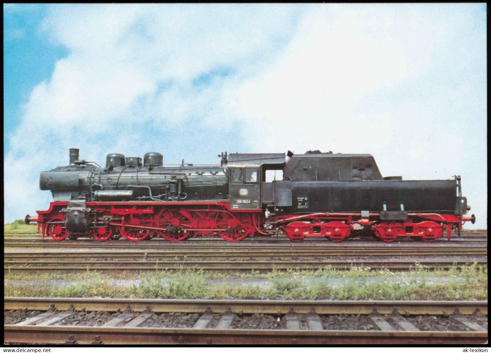 Eisenbahn Dampflokomotive Baureihe 38 10, Personenzug  (preußische P 8) 1980 - Trains