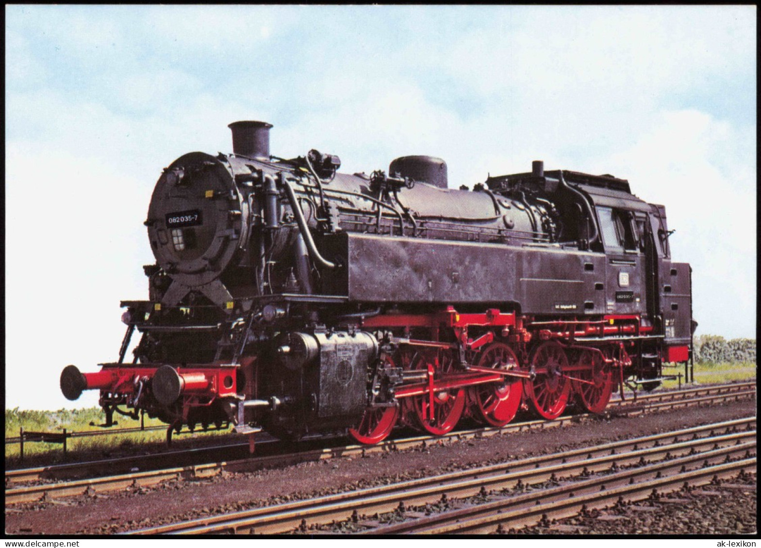 Eisenbahn  Dampflokomotive Baureihe 082 (82), Güterzug-Tenderlok 1980 - Eisenbahnen