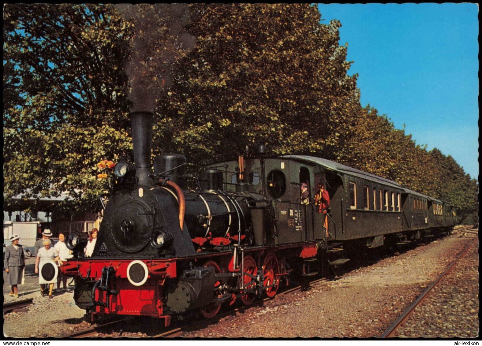 Historischer Dampfzug Achern - Ottenhöfen Mit Lokomotive Nr. 28 1970 - Treinen