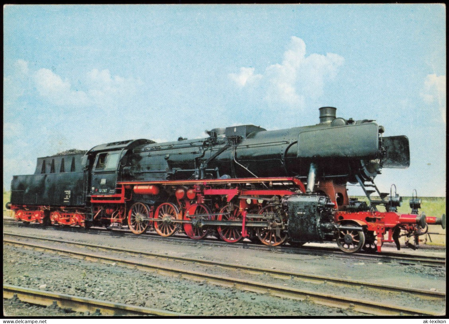 Eisenbahn & Lokomotiven: Dampflokomotive Baureihe 50 Einheitsgüterzug 1972 - Trains