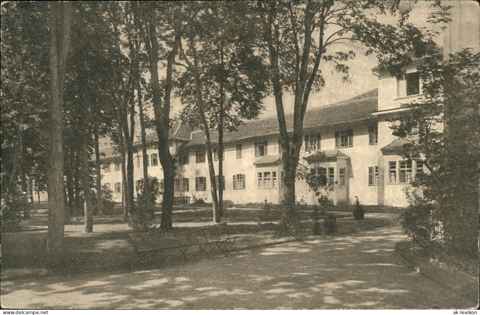 Ansichtskarte Bad Mergentheim Westbau Des Kurhauses Mit Park. 1926 - Bad Mergentheim