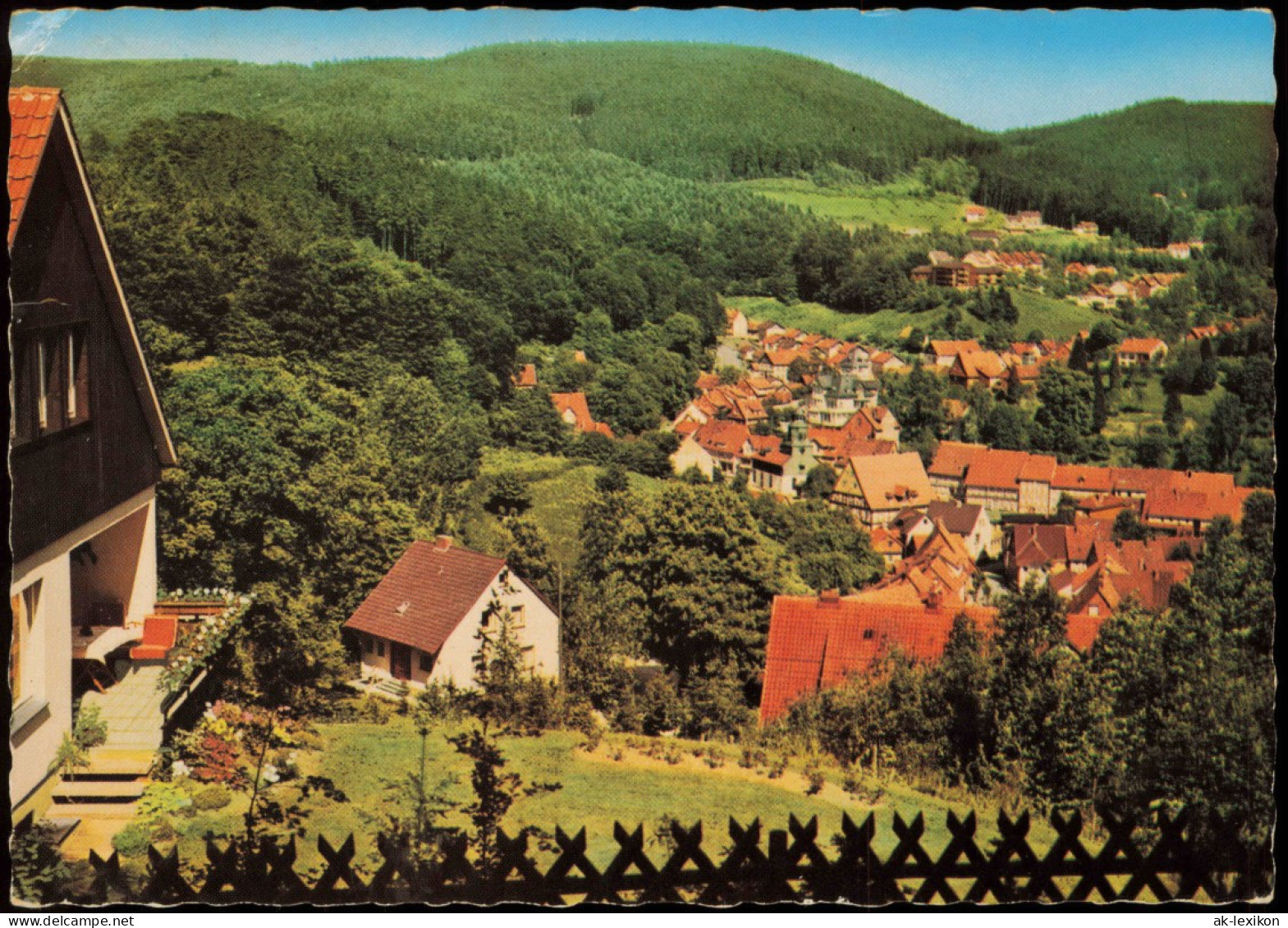 Ansichtskarte Bad Grund (Harz) Panorama-Ansicht; Harz Panorama 1977 - Bad Grund