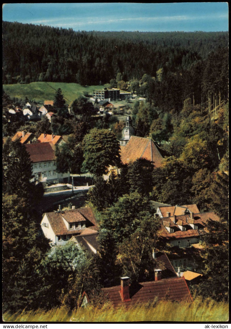 Altenau-Clausthal-Zellerfeld   Blick Zur Kirche Altenau Oberharz 1977 - Altenau