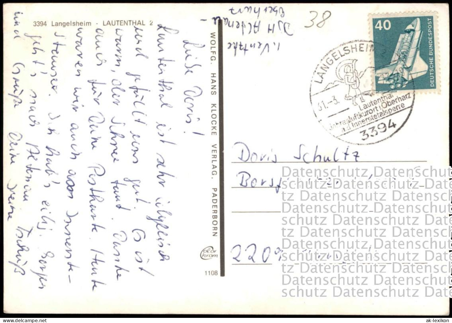 Langelsheim Mehrbildkarte Mit Brocken-Blick, Kurhaus, Ortsansichten 1977 - Other & Unclassified