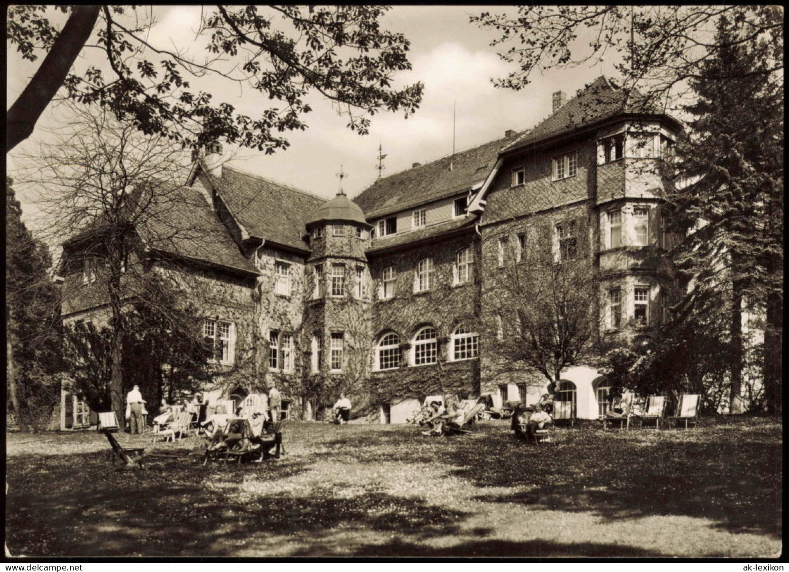 Ansichtskarte Bad Harzburg Allianz-Erholungsheim Burgstraße 1958 - Bad Harzburg