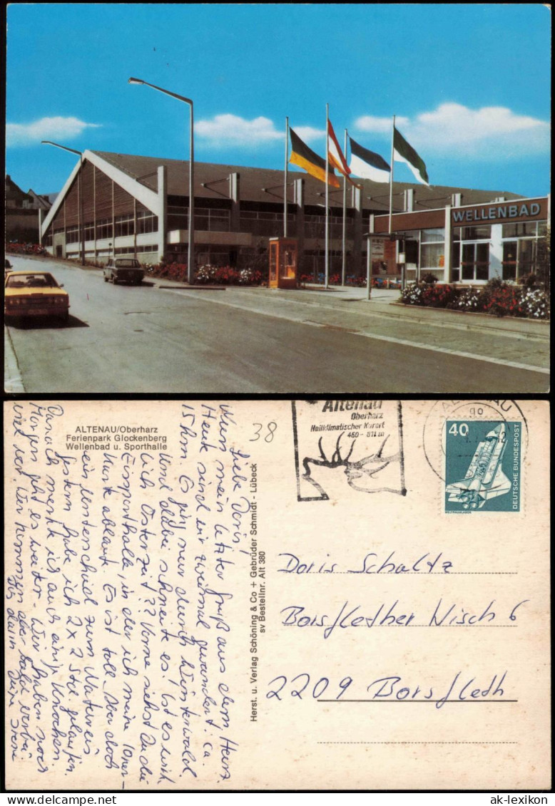 Altenau-Clausthal-Zellerfeld Ferienpark Glockenberg Wellenbad U. Sporthalle 1977 - Altenau