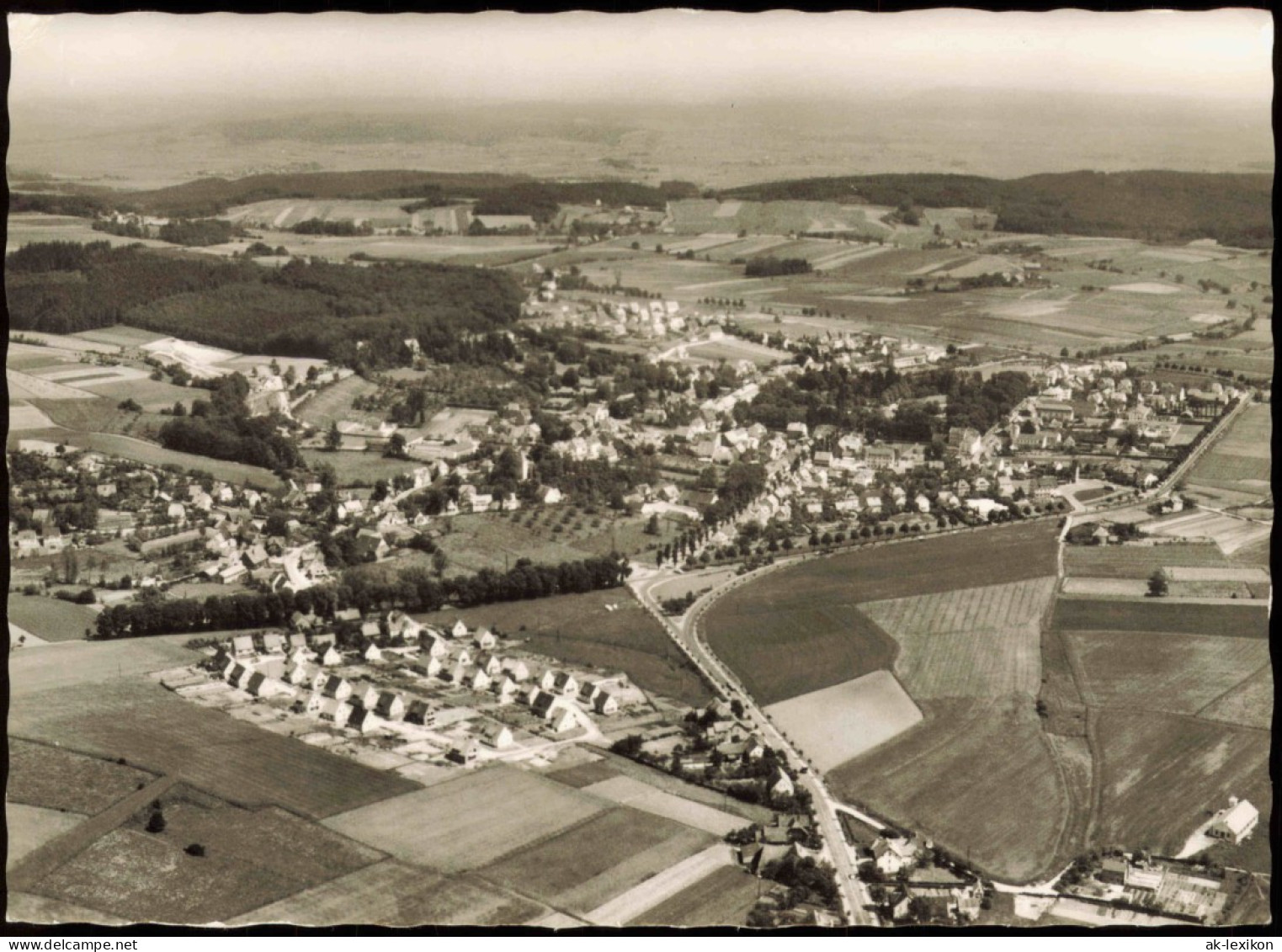 Ansichtskarte Horn-Bad Meinberg Luftbild Horn-Bad Meinberg 1960 - Autres & Non Classés