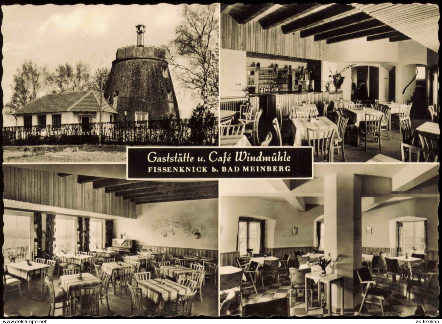 Fissenknick-Horn-Bad Meinberg MB Gaststätte U. Café Windmühle 1962 - Other & Unclassified