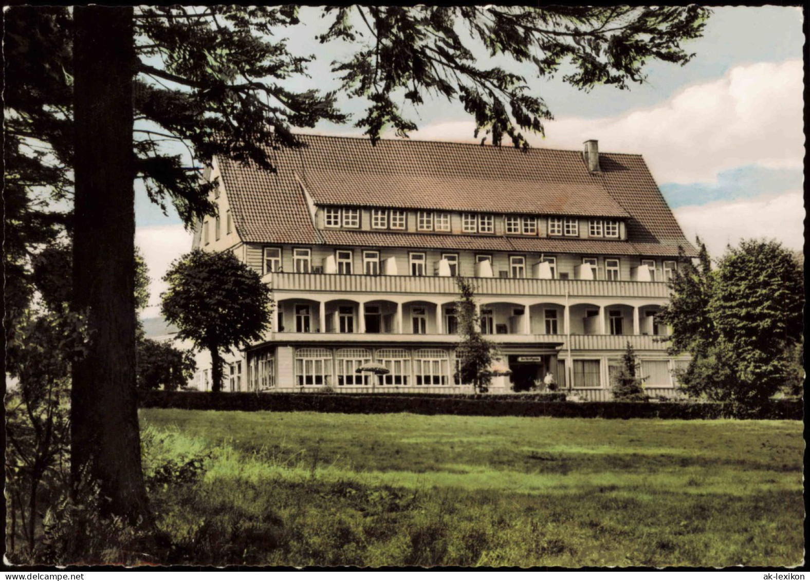 Ansichtskarte Hahnenklee-Goslar HOTEL DER WALDGARTEN Bes. L. Weissleder 1960 - Goslar