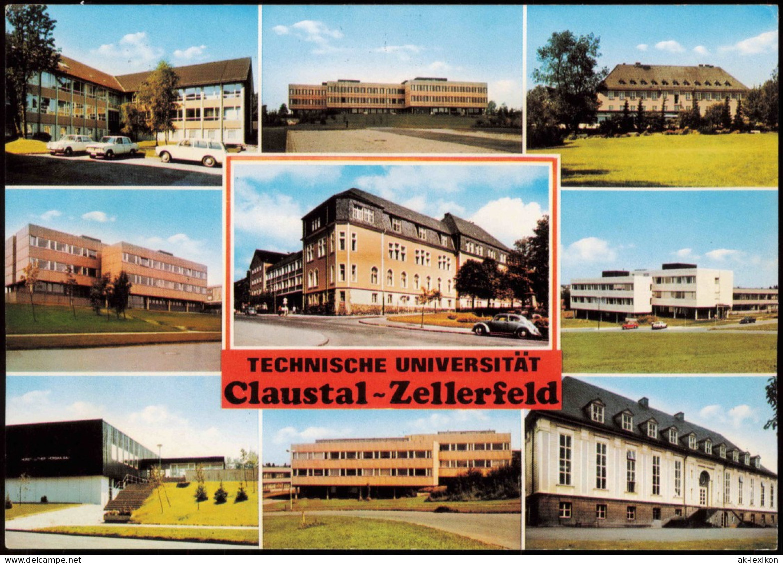 Clausthal-Zellerfeld Mehrbildkarte Mit Diversen Ortsansichten 1977/1974 - Clausthal-Zellerfeld